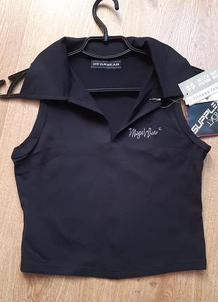 Топ-поло жіночий mega wear чорний l.