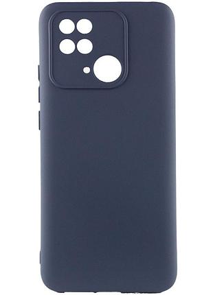 Силіконовий чохол silicone cover lakshmi full camera (aaa) для xiaomi redmi 10c захистом камери з бархатистою поверхнею soft touch