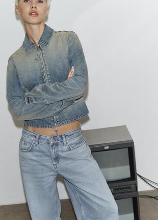 Джинсова куртка zara