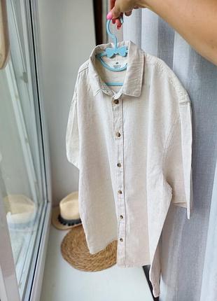 Тенниска льняная h&amp;m