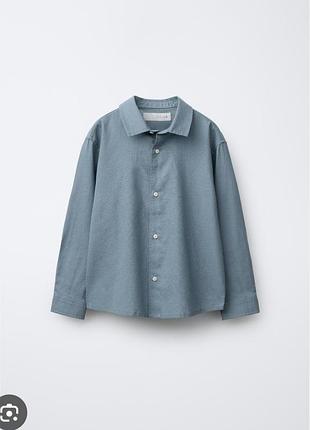 Рубашка льняная zara