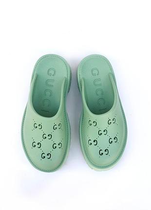 Gucci сабо м'ятна мачча