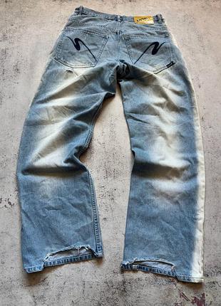 Широкие реп джинсы tank jeans размер 34/34