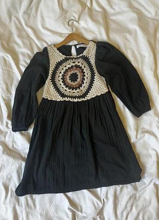 Платье муслиновое zara