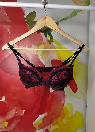 Вишуканий мереживний бюстгальтер ann summers з ефектом push-up (70b / 32b)
