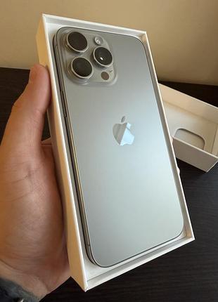 Iphone 15 pro max 256gb natural titanium | ідеальний стан