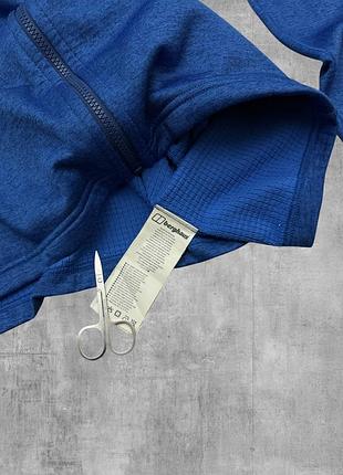 Фліс berghaus оригінал синя кофта чоловіча флісова куртка бергхаус з капюшоном зіпка 4