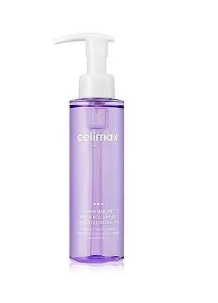 Гідрофільна олія celimax derma nature fresh blackhead jojoba cleansing oil зняття макіяжу