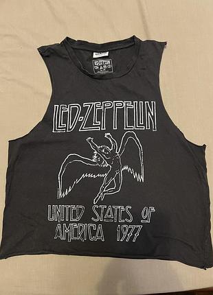 Майка топ led zeppelin графіт