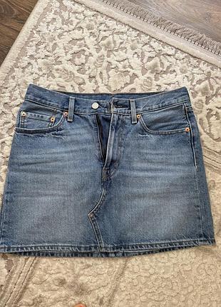 Джинсова юбка levis