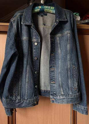 Джинсова куртка colin’s зі стразами ss24, regular fit, l