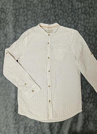 Стильная летняя рубашка zara 140 9/10 лет