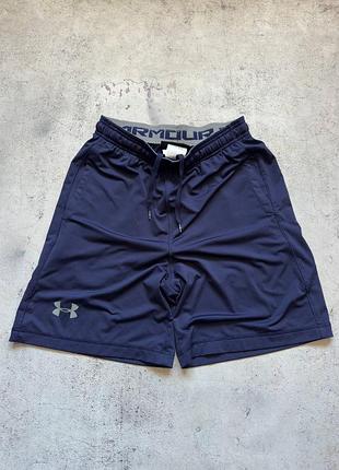 Синие спортивные шорты under armour оригинал размер s