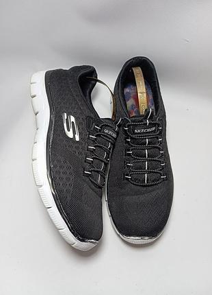 Мокасины skechers, черные