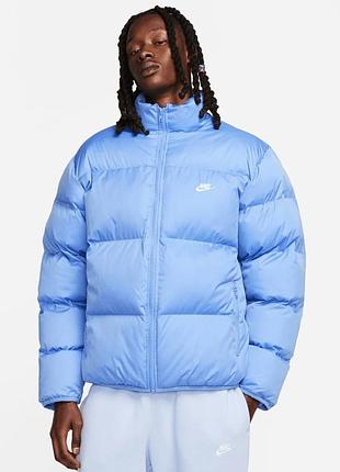 Пуховик чоловічий nike sportswear club light blue