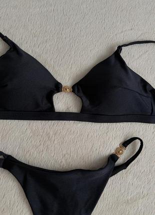 Купальник раздельный женский черный oysho calzedonia tezenis zara mango h&m stradivarius asos victoria secret