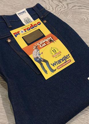 Байкерские ковбойские вестерн джинсы wrangler 13mwz denim