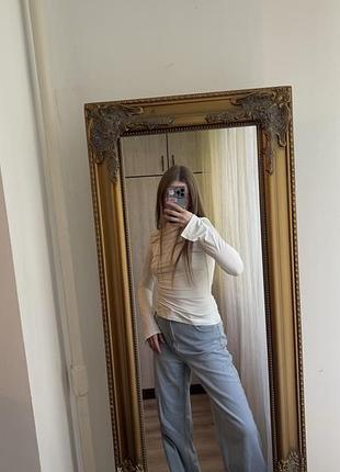 Лонгслів h&m розмір s білого кольору