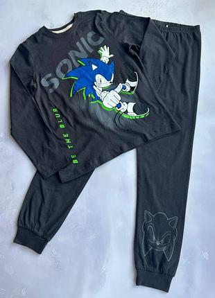 Пижама на мальчика демисезонная еж соник sonic primark р.134 см (8-9 лет)