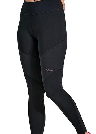 Женские леггинсы saucony boulder wind tights,