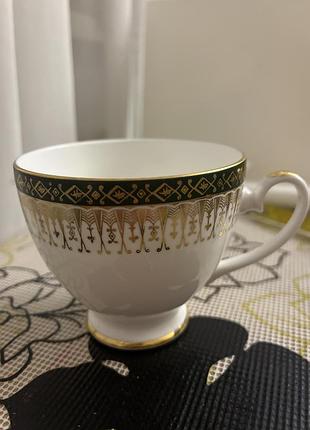 Чашка majestic green royal grafton, англія,кістяна порцеляна (bone china)