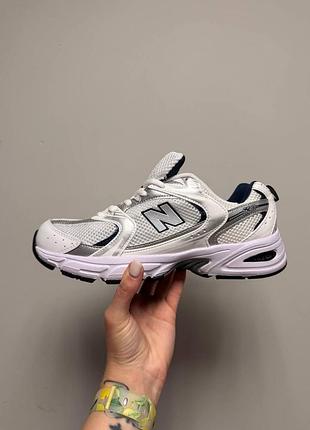 Уцінку кросівки унісекс new balance 530 white silver розпаровка