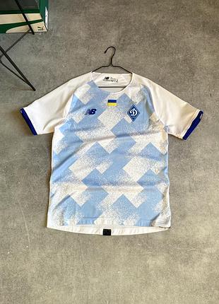 New balance фк динамо київ 2022/2023 home оригінал чоловіча ігрова домашня футболка динамо київ сезон 22 23 біла дк оригінальна брендова
