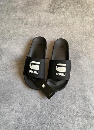 G-star raw cart 3 slide оригінал нові чоловічі тапочки тапки слайди сланці шльопанці шльопки джистар чорні фірмові брендові оригінальні 40 41