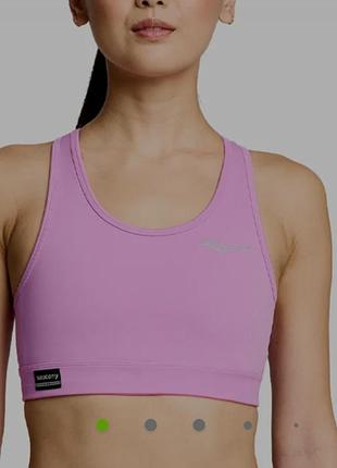 Топ женский saucony fortify bra pink 800449-gr