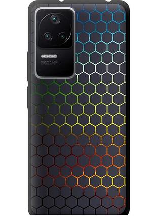 Чохол tpu на телефон xiaomi poco f4 соти, які переливаються "498b-3917-58250"