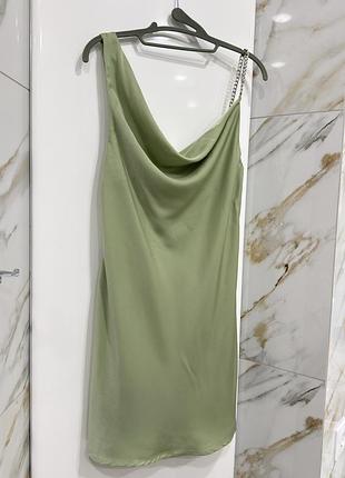 Платье сарафан сатиновый женский zara mango one by one gepur massimo bershka pull&bear calzedonia ivina vovk stimma stradivarius