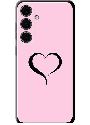 Чохол tpu на телефон samsung galaxy s24 fe серце 1 "4730b-3772-58250"