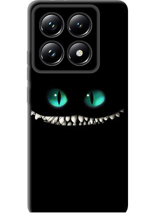 Чохол tpu на телефон xiaomi 14t pro чеширський кіт "689b-3806-58250"