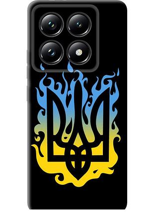 Чехол tpu патриотический на телефон xiaomi 14t pro герб v1 "5258b-3806-58250"