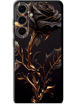 Чехол tpu на телефон samsung galaxy s24 fe роза 3 "5552b-3772-58250"