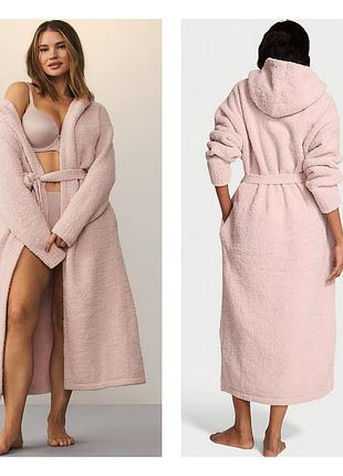 Victoria´s victorias secret виктория сикрет длинный халат cozy chenille hooded long robe