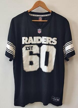 Мужская  джерси футболка nfl las vegas raiders (l) |  oversize
