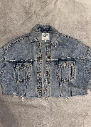 Джинсовка zara