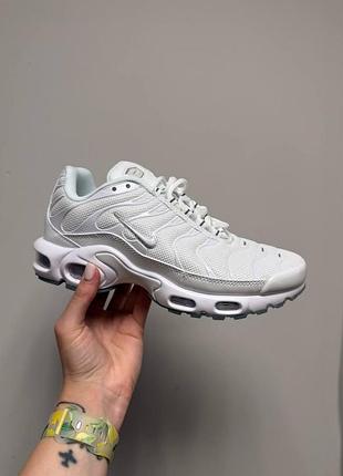 Уцінка кросівки унісекс nike air max tn white grey