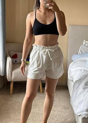 Лляні шорти uniqlo