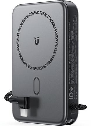 Повербанк acefast m24 magnetic wireless 10000 mah 22.5w pd qc 3.0 qi 15w gray