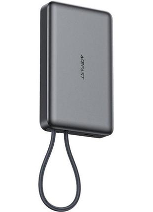 Повербанк acefast m18 magnetic wireless 10000 mah 22.5w pd qc 3.0 qi 15w black