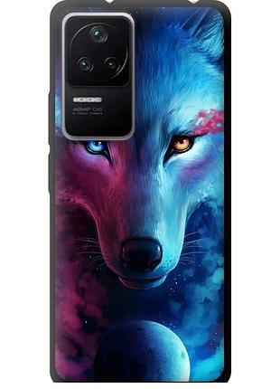 Чехол tpu на телефон xiaomi redmi k40s арт-волк "3999b-2582-58250"