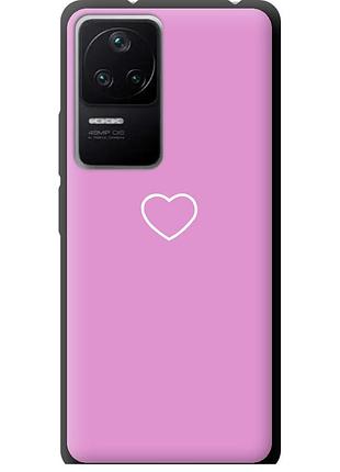 Чехол tpu на телефон xiaomi redmi k40s сердце 2 "4863b-2582-58250"