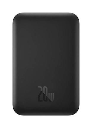 Повербанк baseus magnetic mini air 6000 mah 20w magsafe li-pol black (p10059002113-00)