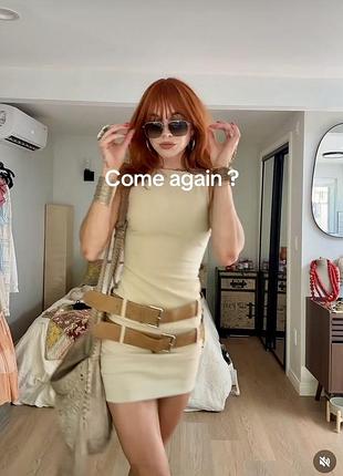 Плаття з поясом zara нове