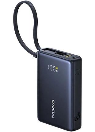 Повербанк baseus picogo digital display 10000 mah 45w li-pol cosmic black