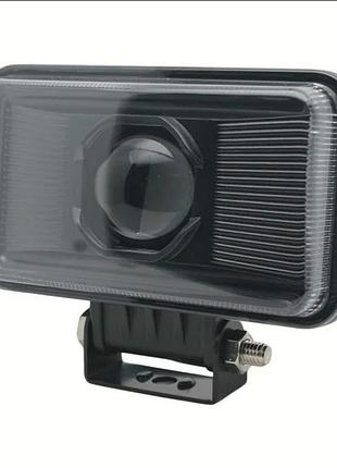 Фара-led прямоугольник 33w/25w диодная j59-53w ближний-белый/дальний-белый (1шт)