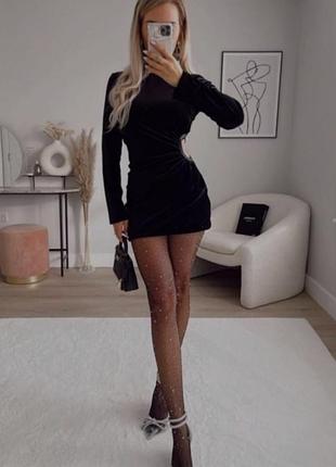 Оксамитова сукня zara