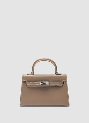 Сумка évora bag light brown/silver 4